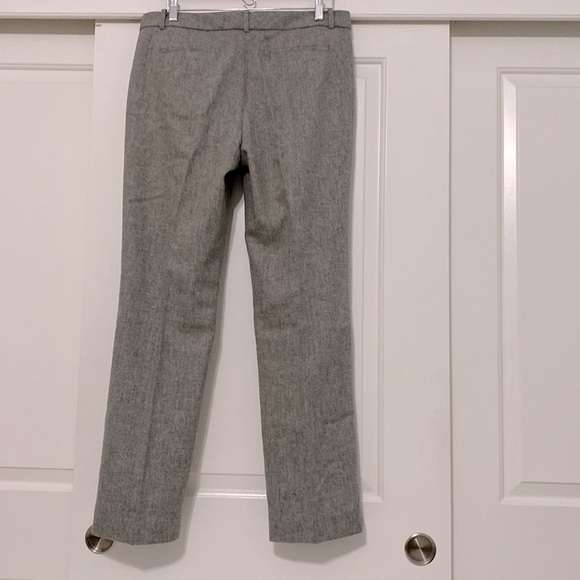 Banana Republic Wool blend Warm Lined Straight Leg trouser Soft Gray - Picture 3 of 14